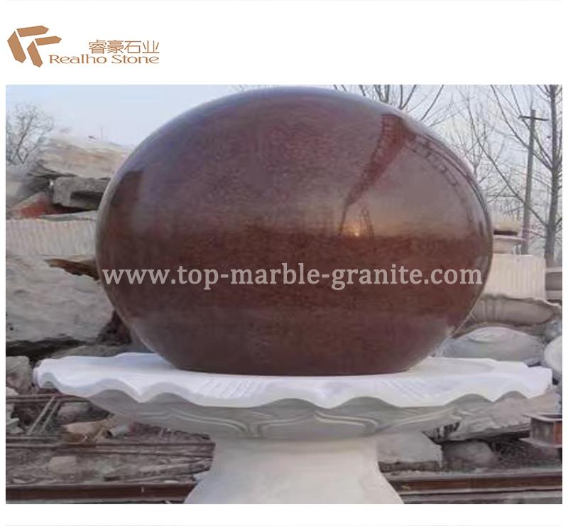 rolling ball water fountain