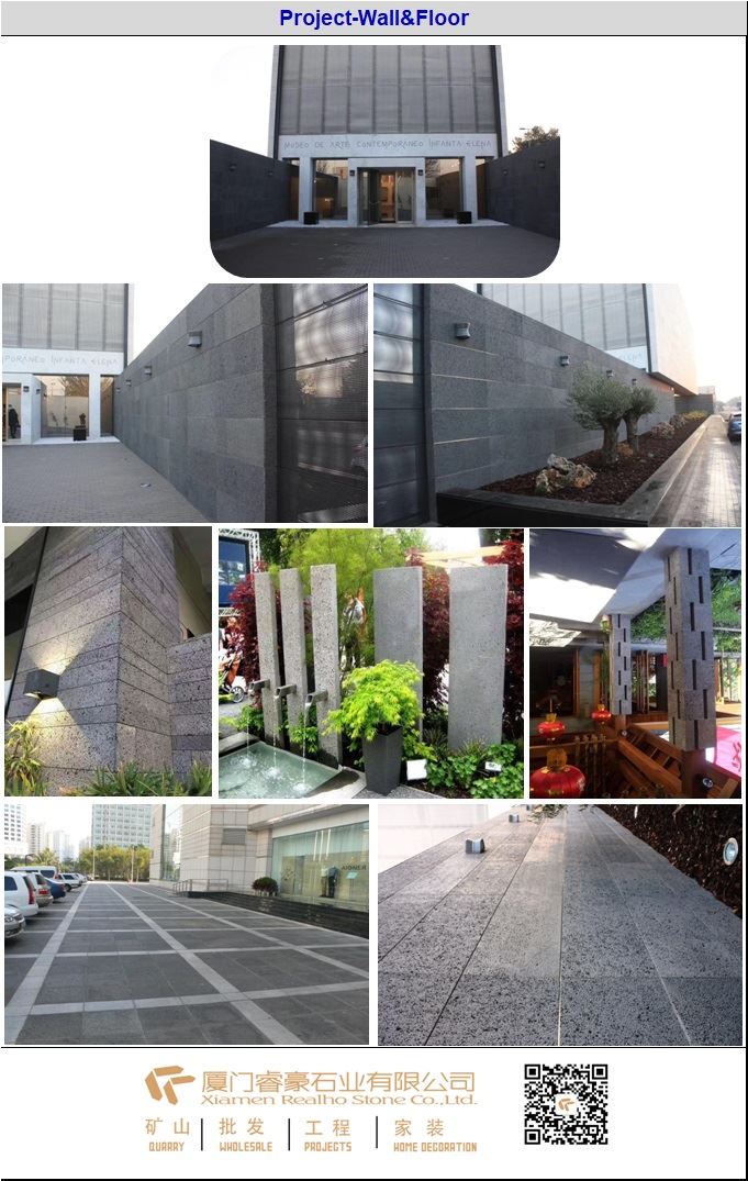 black basalt stone tiles