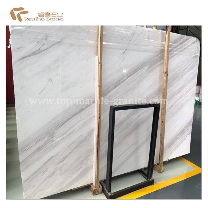 Chinese Jazz White Marble Slab