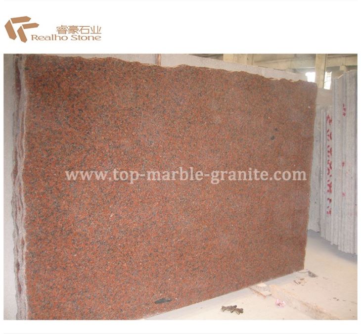 Chinese G562 Maple Red Granite Slab for Floor Tiles