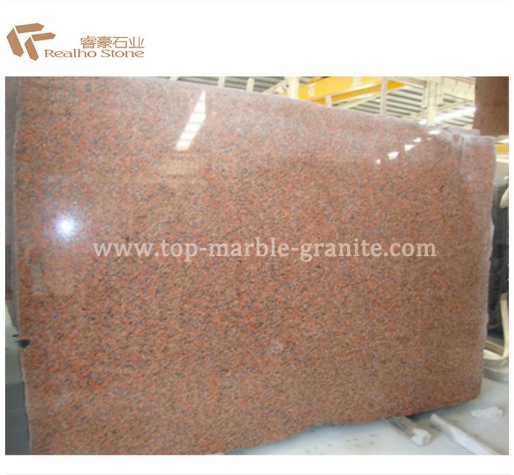 Chinese G562 Maple Red Granite Slab for Stair Steps