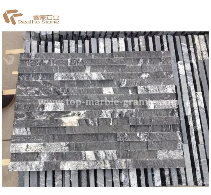 G398 Royal Ballet Cosmic Black Granite Panel Tiles