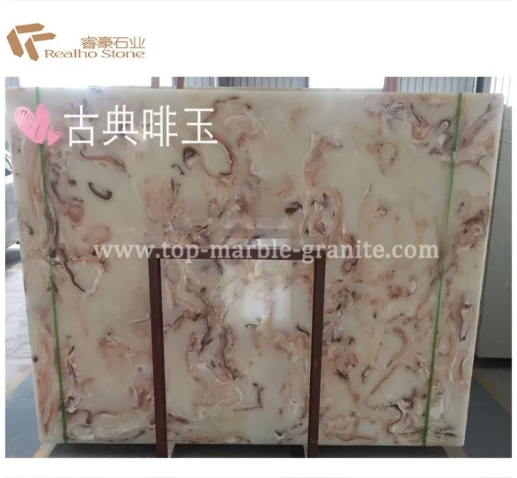 faux onyx slab