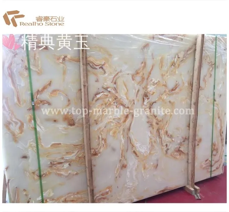 faux onyx marble slab