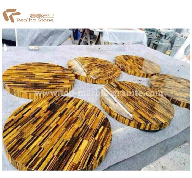Tiger eyes table tops