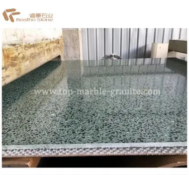 Cement zöld Terrazzo 60X60 padlólapok