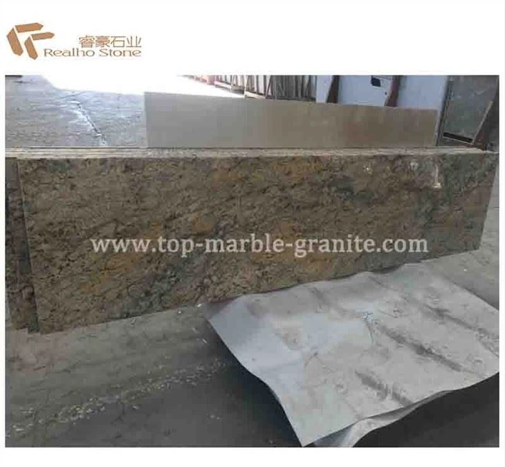 gold granite countertop