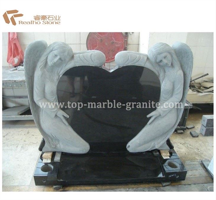 angel design headstone